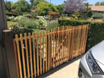 image thumbnail for Simple Redwood Gates in Santa Barbara, CA